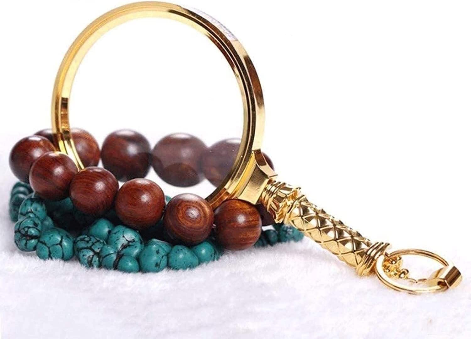 Generisch Handlupe, Goldlupe, Lupe - Vergrößerungsglas mit 3X und 45x Vergrößerung für detaillierte Betrachtung, Ideal für Sammlerstücke, Lesen, Kunst und Handwerk