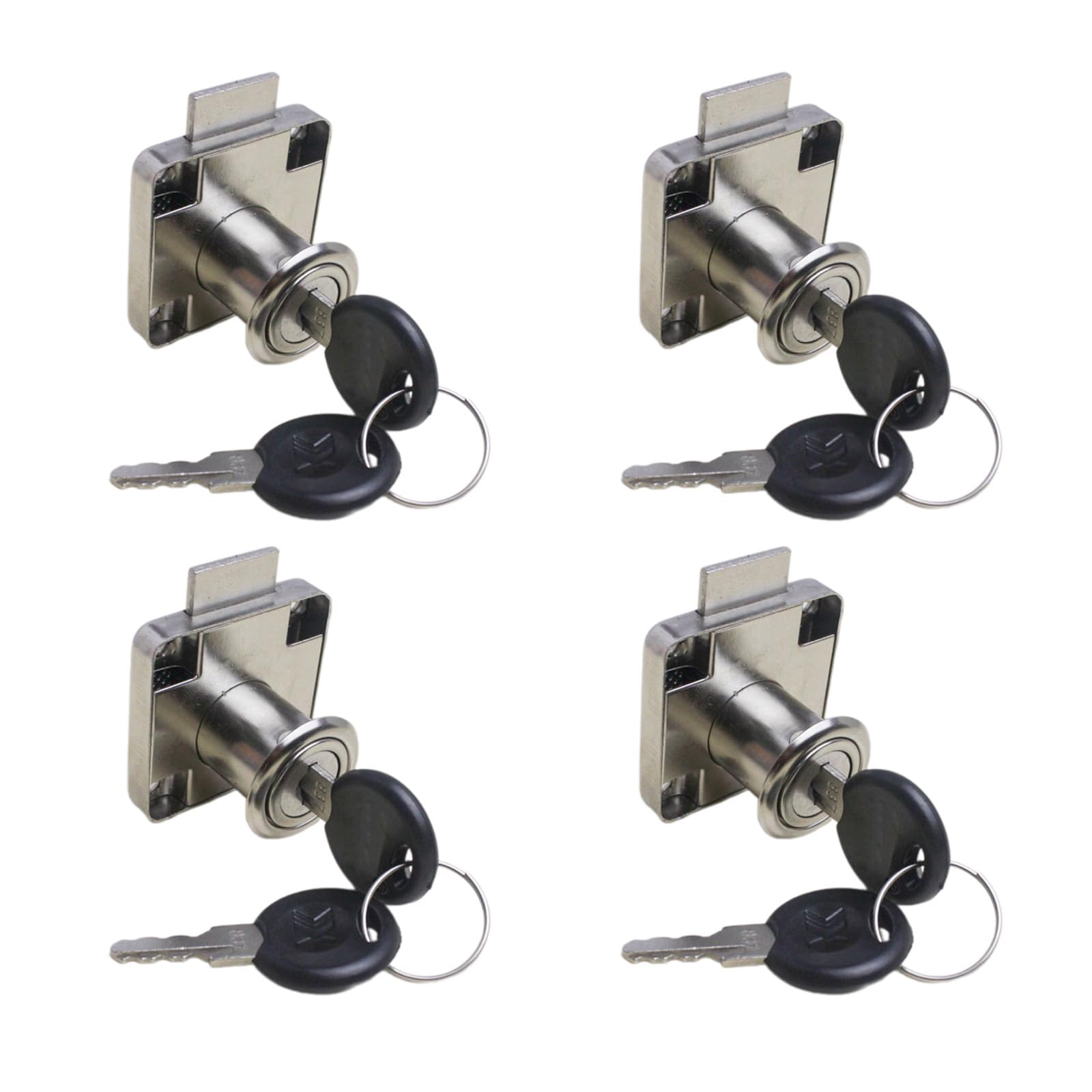 4set Cabinet Cams with Cupboard Desk Hasp Latches Letter Mailbox Cams Security Furniture Hardware Replacement