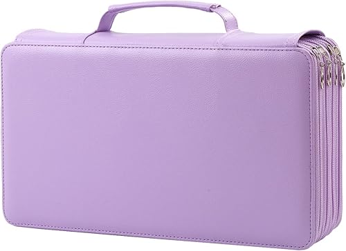 Miniatura 18 de Lbxgap Estuche para lápices Jungle con 120 ranuras de tela Oxford, con ranura para lápices, organizador con práctico envoltorio portátil, soporte