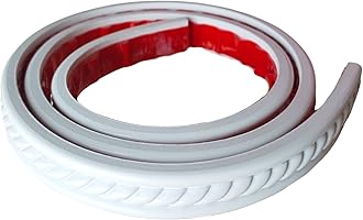 Peel and Stick Molding Trim Self Adhesive Flexible Wall Trim Crown Molding 3d Strip for Tile Wood Wall Panels Picture Mirror Frame Border Edge Corner Ceiling Wallpaper Moulding Decor Trim (36 in)