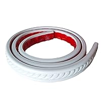 Vista 1 de Moldura autoadhesiva flexible para pared, tira 3D para paneles de pared de azulejos, madera, marco de espejo, borde de esquina, techo, papel tapiz