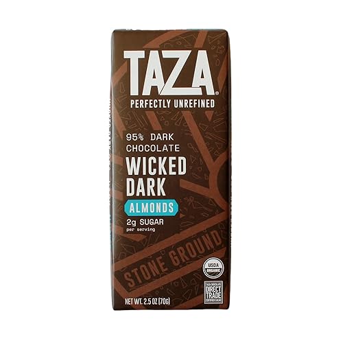 Miniatura 3 de Taza Chocolate Organic Wicked Dark 95% Dark Bar Paquete variado paquete, 2.5 oz (4 unidades), vegano