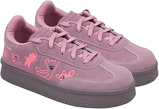 Shoetopia Women’s Casual Sneakers | Lace-Up Low-Top Shoes with Cushioned Sole | Trendy Daily Footwear Walking Shoes