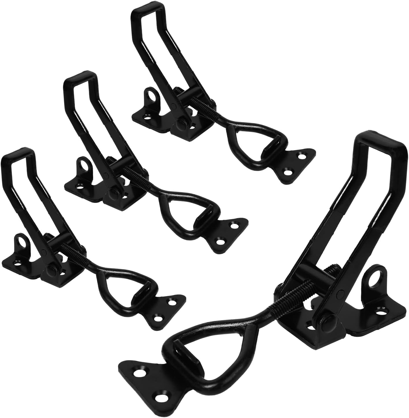 4 Pack Heavy Duty Toggle Clamp Latch 4003 Style Adjustable Pull Latch