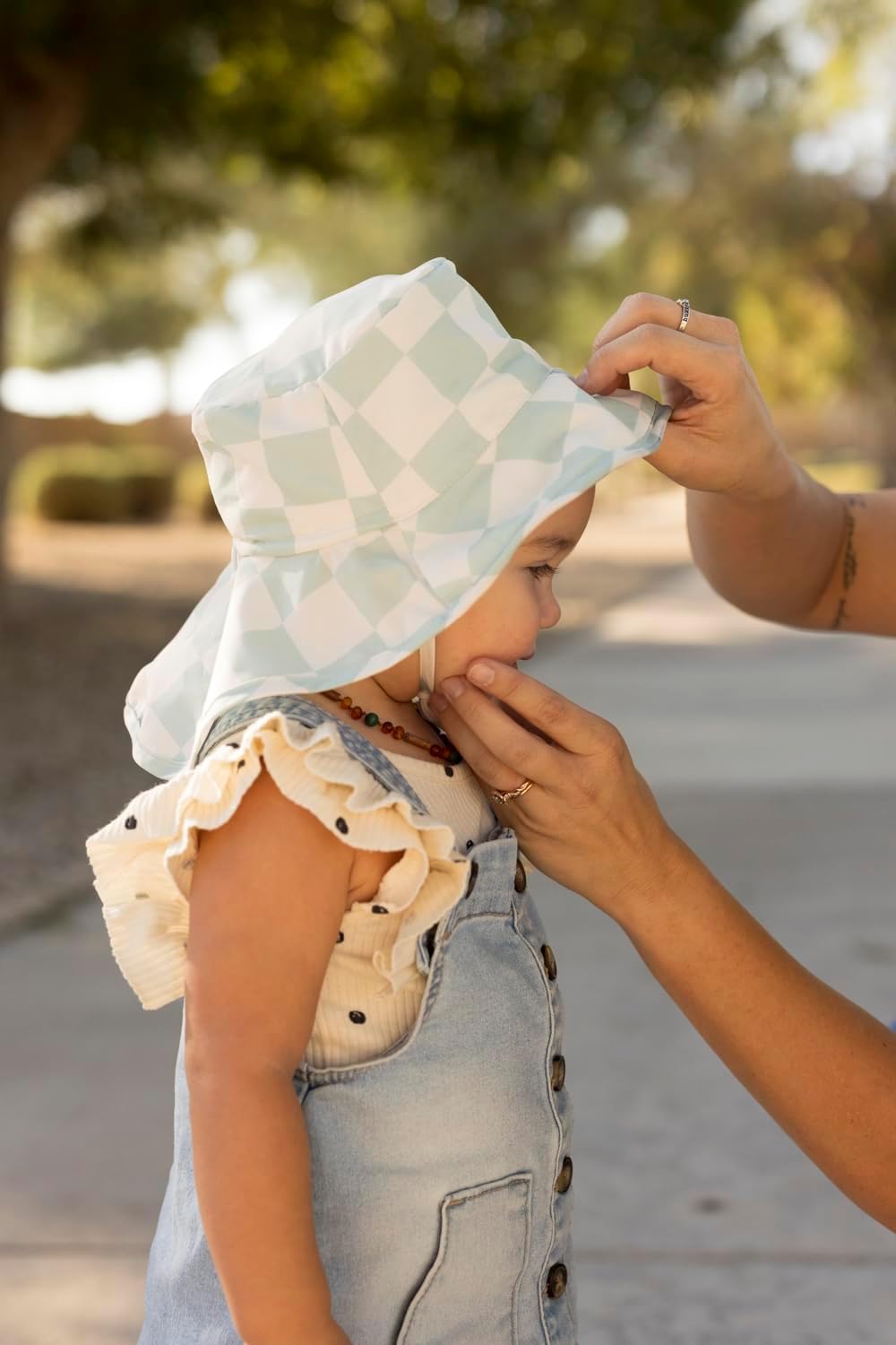 Sun Shielding Flap Caps for Infants & Toddlers by Tiny Twinkle - Image 4