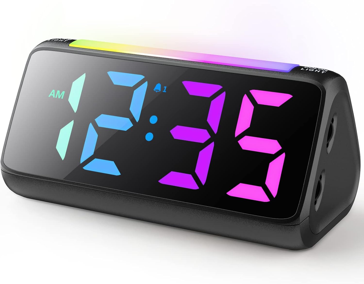 Alarm Clocks Bedside, Digital Clock for Bedroom, Kids Alarm Clock with