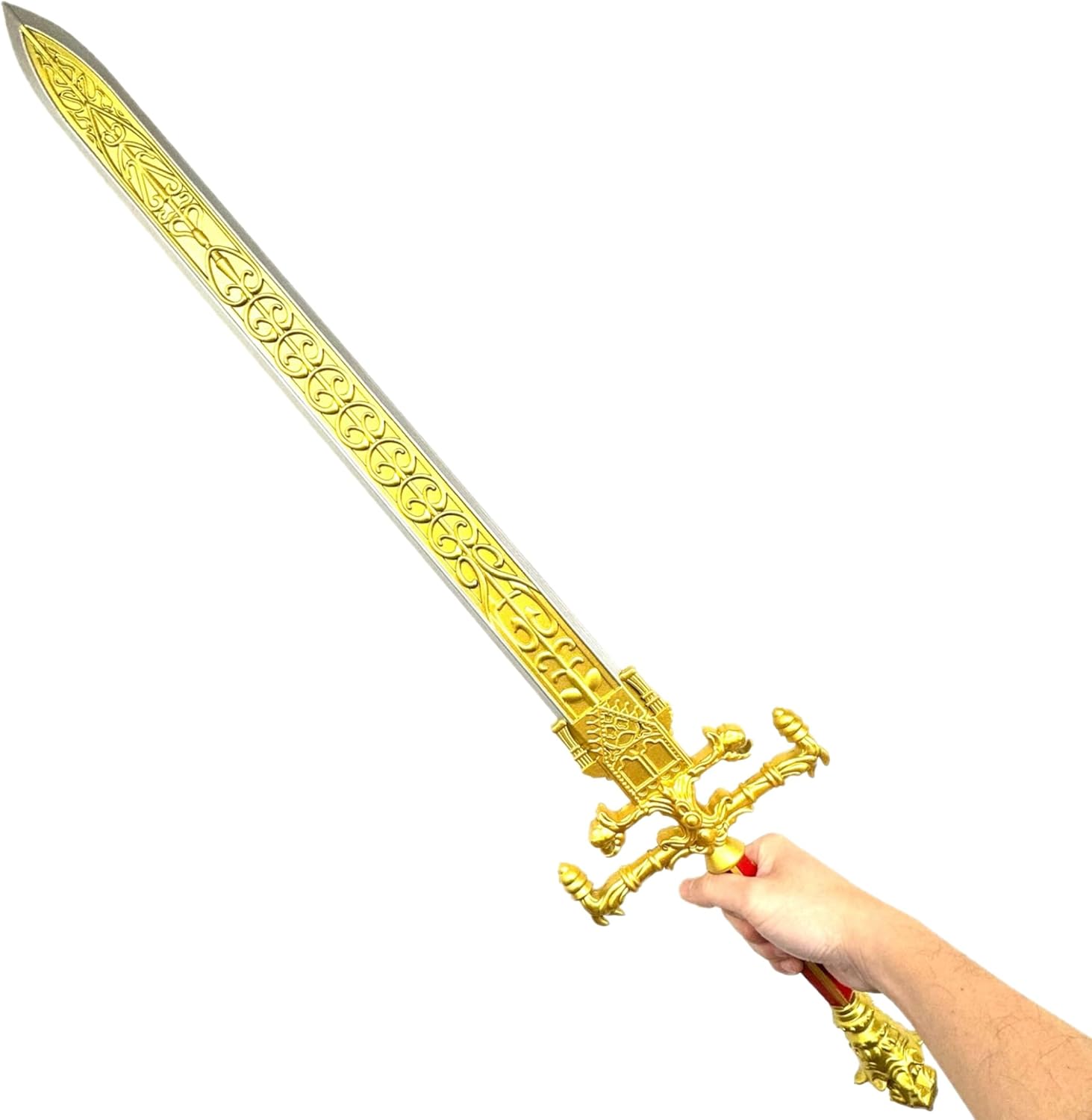 Medieval Fantasy Elden Foam Sword for Video Game, Cosplay Costume Prop, Collection, Gift (Night & Flame)