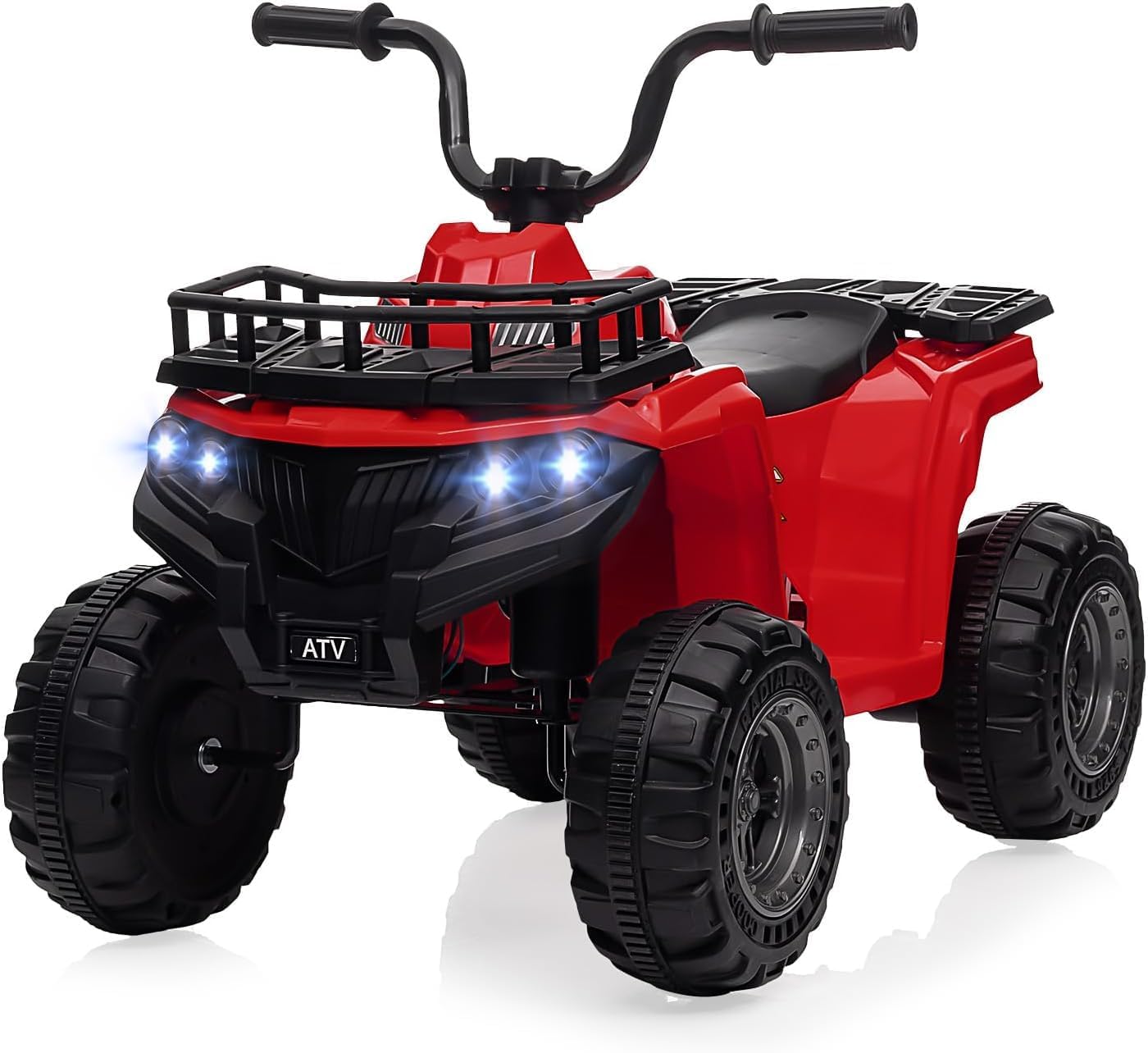 Aptliton Quad Electrique Enfant 12V, Moto Electrique Enfants 3-5 Ans, Voiture Electrique Enfant 6-8 Ans, 4 Roues Stable, Conforme Norme UE
