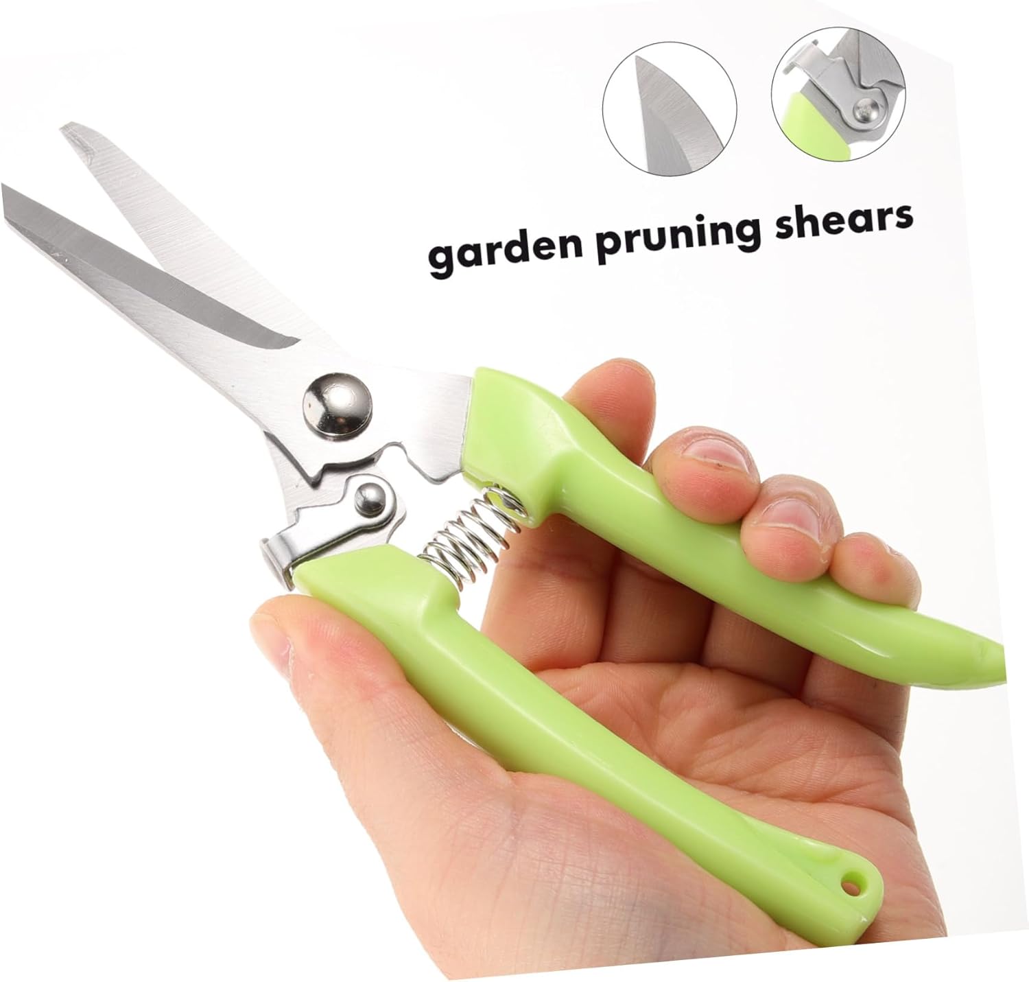 GALPADA 6pcs Garden Pruning Scissors Ergonomic Handles for Flower Arrangement and Plant Trimming Lightweight and Labor-saving Gardening Shears Bypass Straight Blades