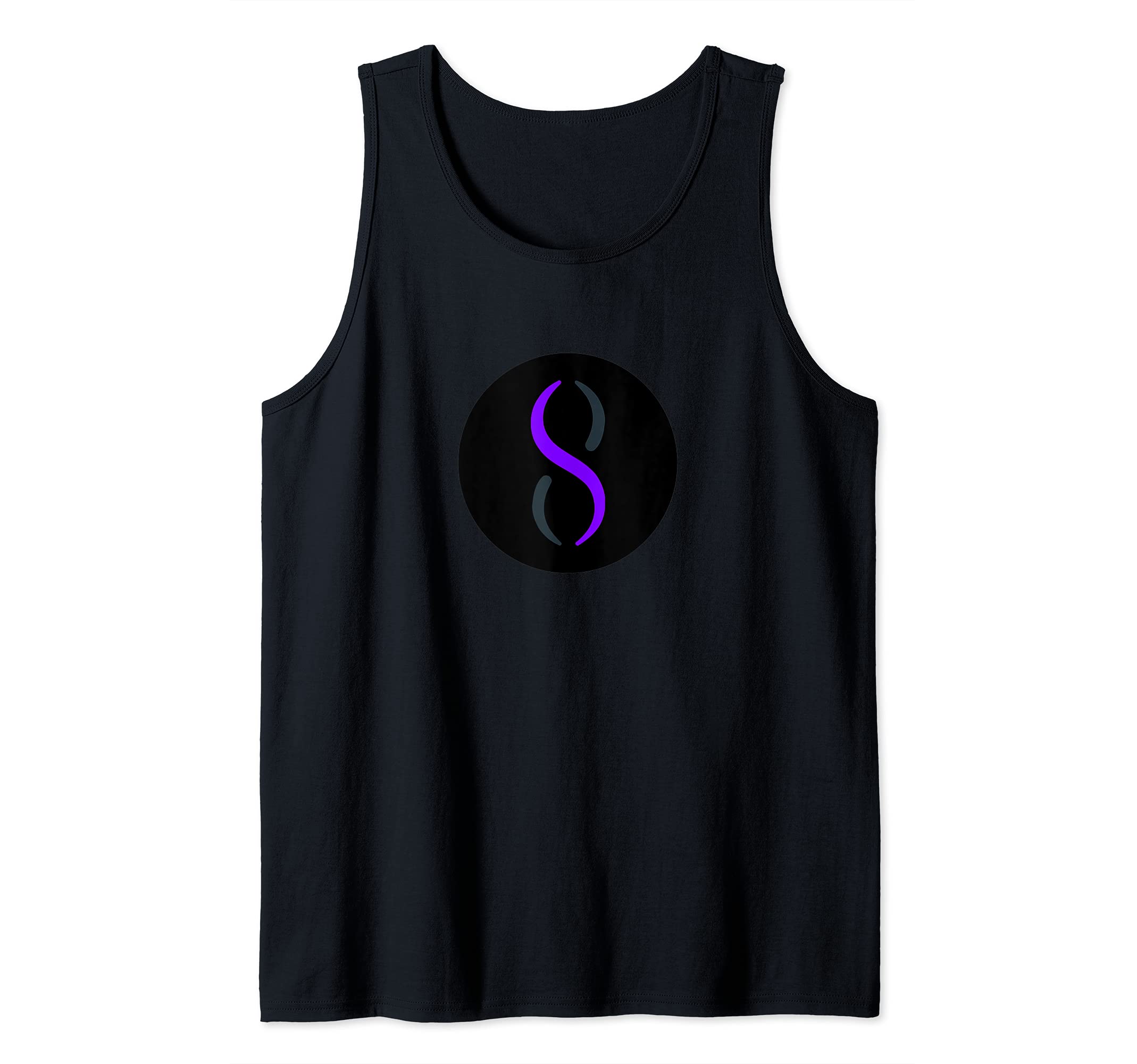 Singularitynet AGI Cryptocurrency Crypto Trader Gift Black Tank Top