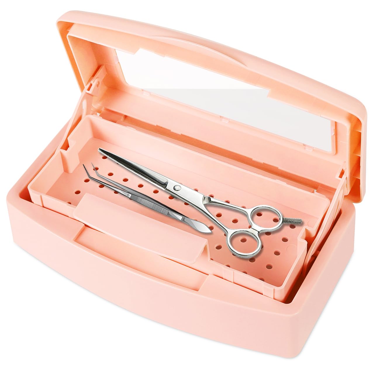 Sterilizer Box Nail Tool Disinfectant Jar Plastic Disinfectant...