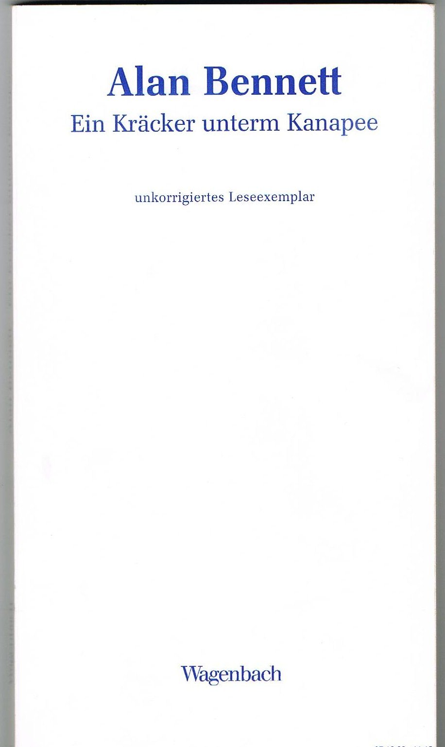 Ein Kräcker unterm Kanapee (SALTO)