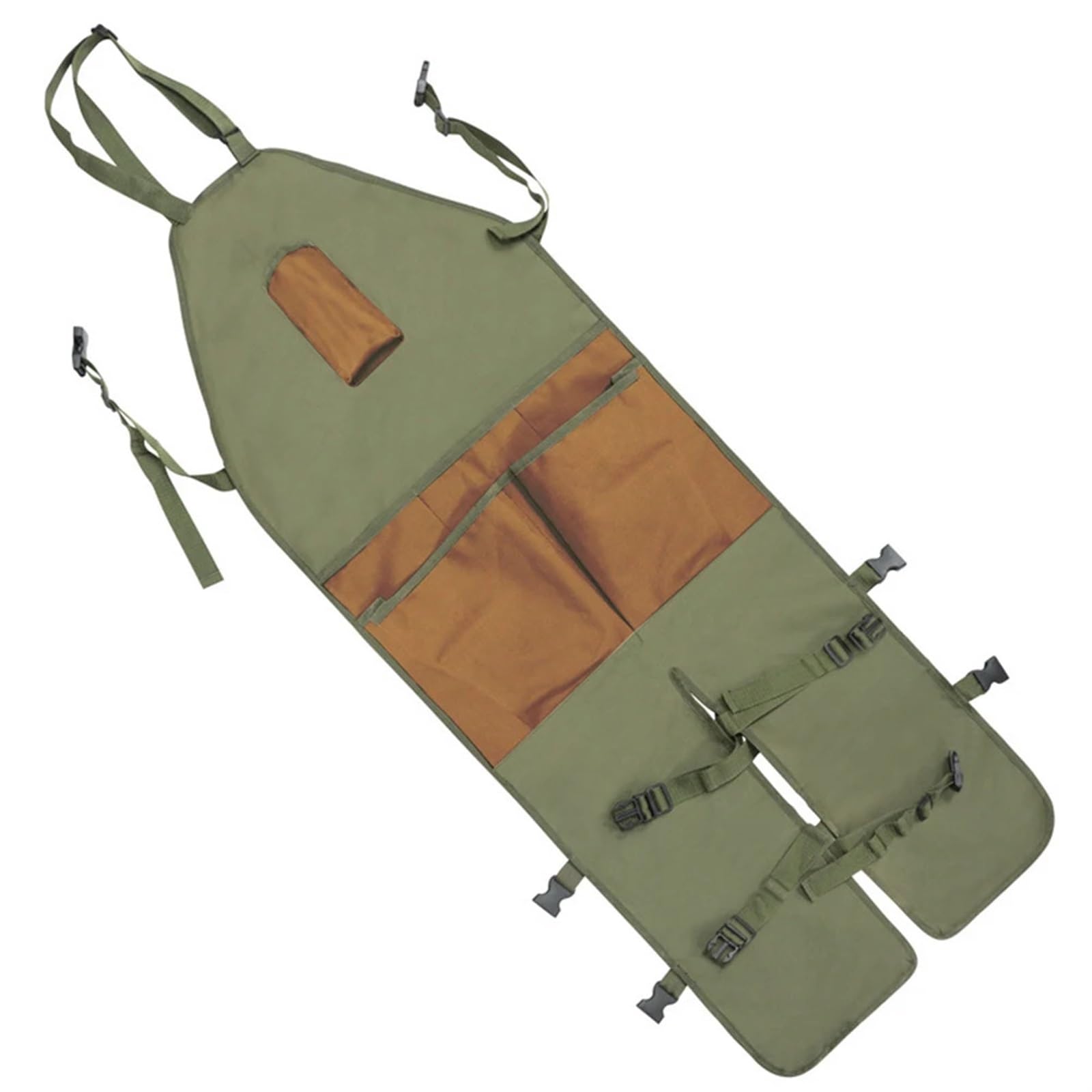 Delantal de Trabajo con Bolsillos Delantal de corte for hombre y mujer, ropa trabajo, mono, limpieza del hogar, jardinería, tela Oxford multifuncional, bolsa almacenamiento herramientas
