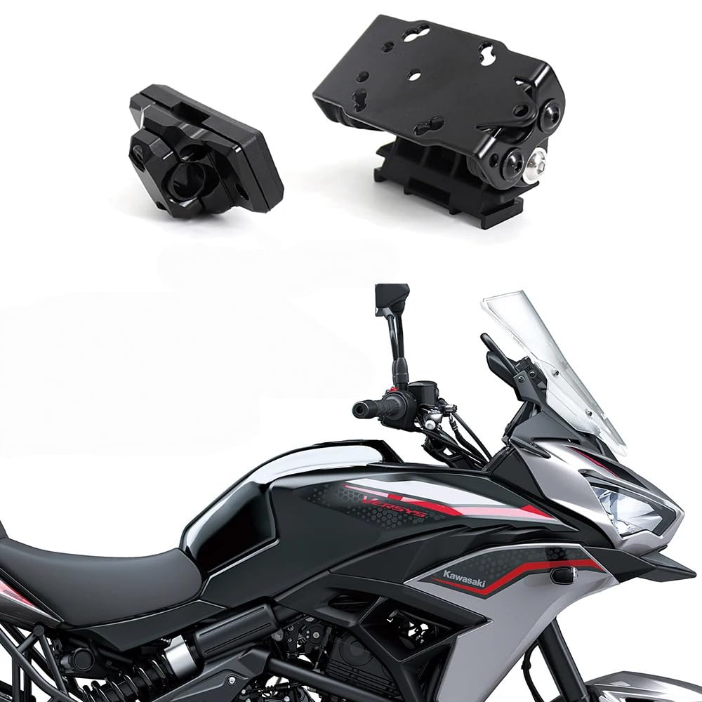 do Kawasaki Versys 650 2022 2023 i innych rowerów z rurkami 13/16 mm nowy uchwyt nawigacyjny GPS smartfon telefon komórkowy USB