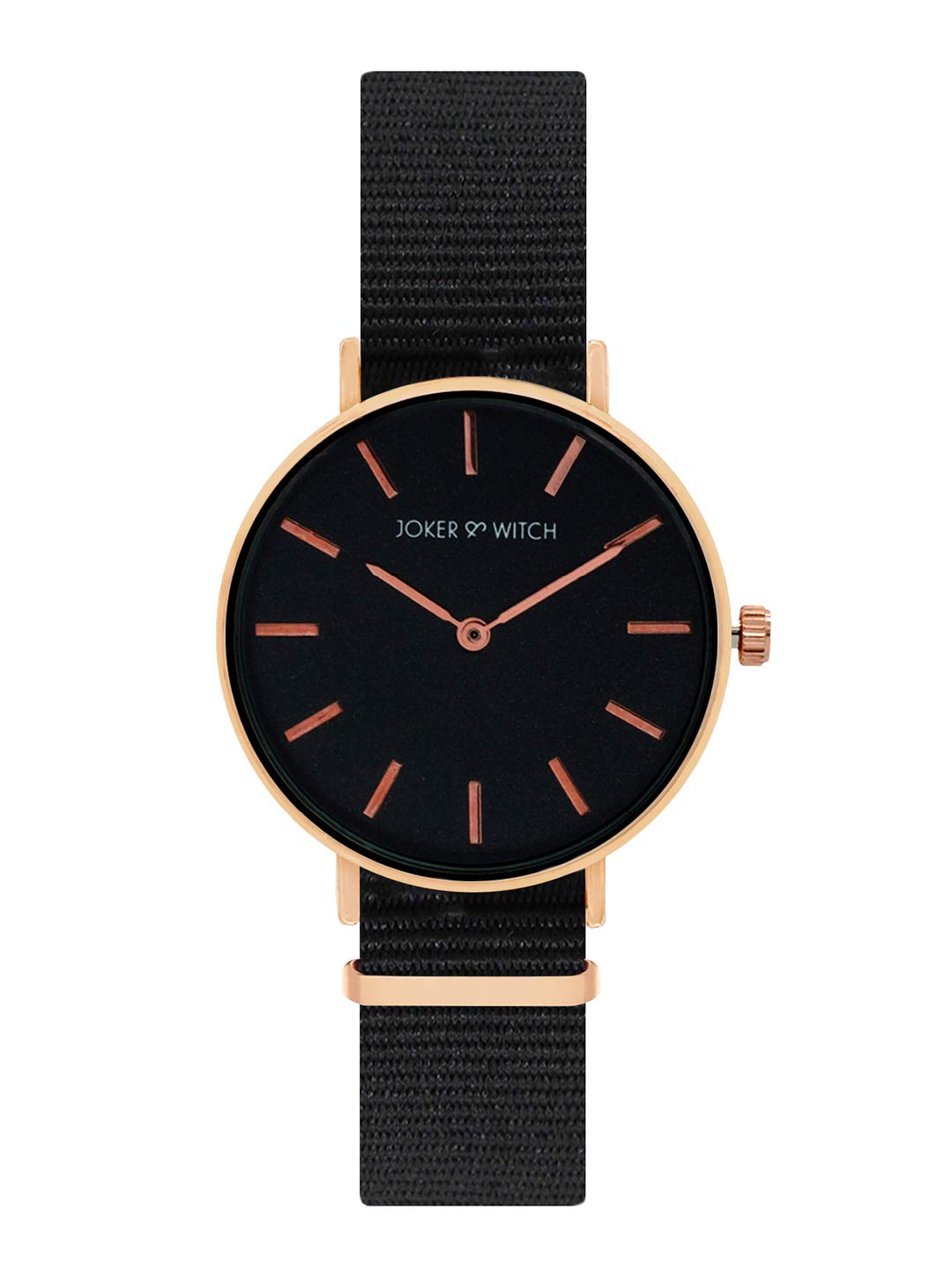 Joker & Witch Nylon Paris Classic Black Nato Strap Analog Watch For Women (B08SM7FQSL) Amazon Price History, Amazon Price Tracker