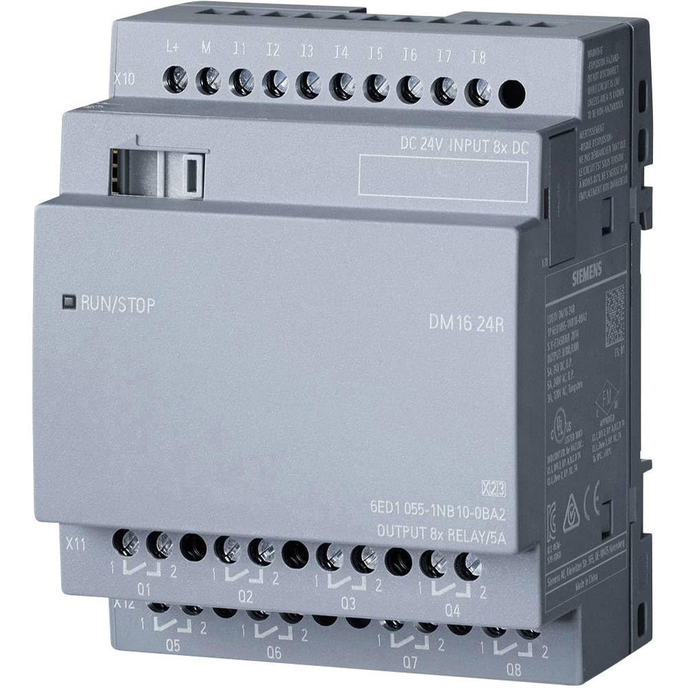 SIEMENS 6ED1055-1NB10-0BA2 EXPANSION MOD, LOGO DM16, 8 I/P, 8 O/P