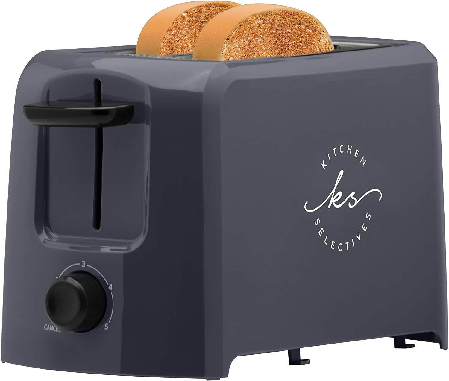 Kitchen Selectives 2-Slice Dark Gray Toaster-picture-19