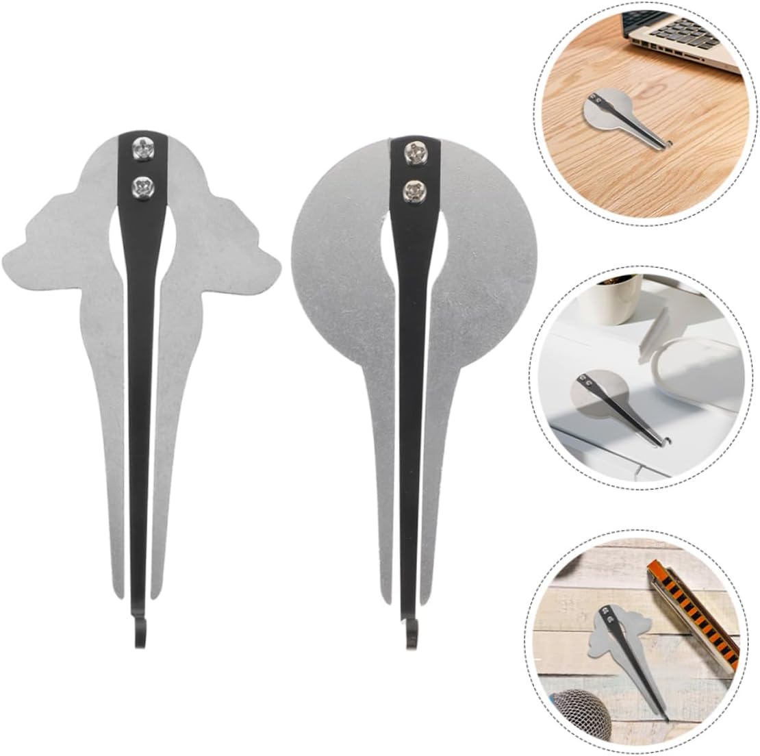 2pcs Mongolian Jaw Harp Traditional Harp Instrument Round Design for Boys and Girls and Adults Portable Ethnic Instrument