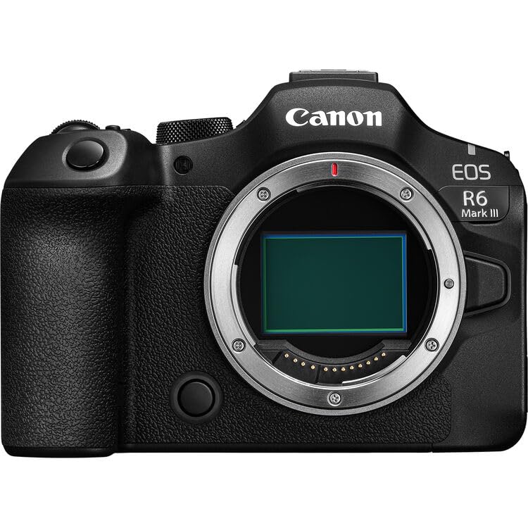 Image of Canon EOS R6 Mark III Mirrorless Camera | Full-Frame RF System Body with Advanced AF, High-Speed Performance & 4K Video | for Weddings, Sports & Creators (7084C002) + 64GB Card + Canon 200ES Bag