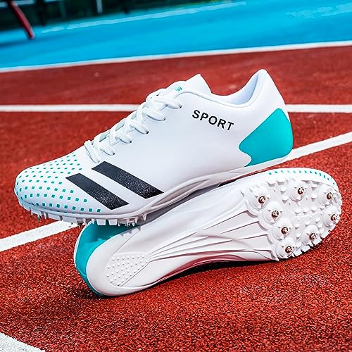 WCCICSS Track Shoes Spikes Tênis de corrida à distância, masculino, feminino, atlético, corrida de a