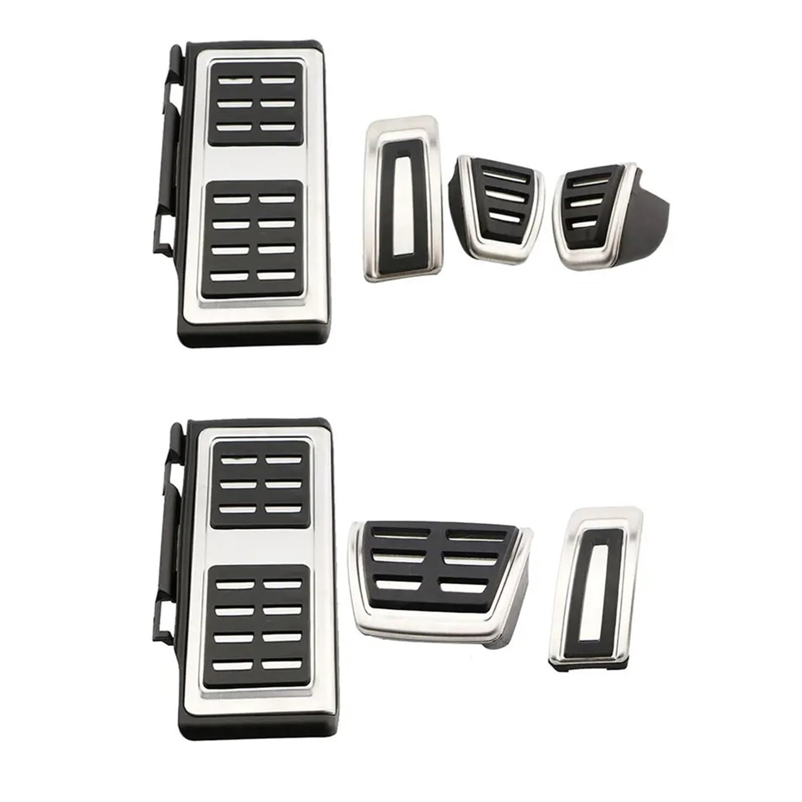 Copripedale Per Per Tiguan MK1 5N 2009-2012 2013 2014 2015 2016 Pedale Freno Gas Pedali Auto In Acciaio Inossidabile Copri Pedali(3 PIECES)
