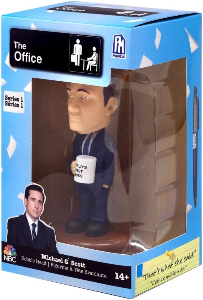 Get Cheap Price The Office Michael G Scott Bobblehead Figure Black Friday - 40% OFF The Office Michael G Scott Bobblehead Figure