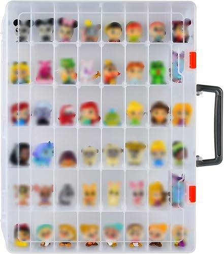Vista 9 de Vitrina compatible con figuras mini coleccionables de Disney Doorables/para MGA Entertainment Miniverse. Contenedor organizador de almacenamiento