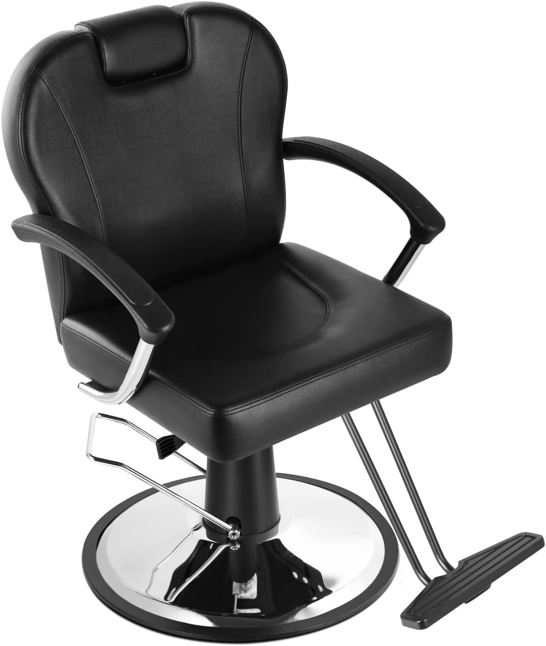 Funnylife Black Reclining Chair All Purpose Styling Salon