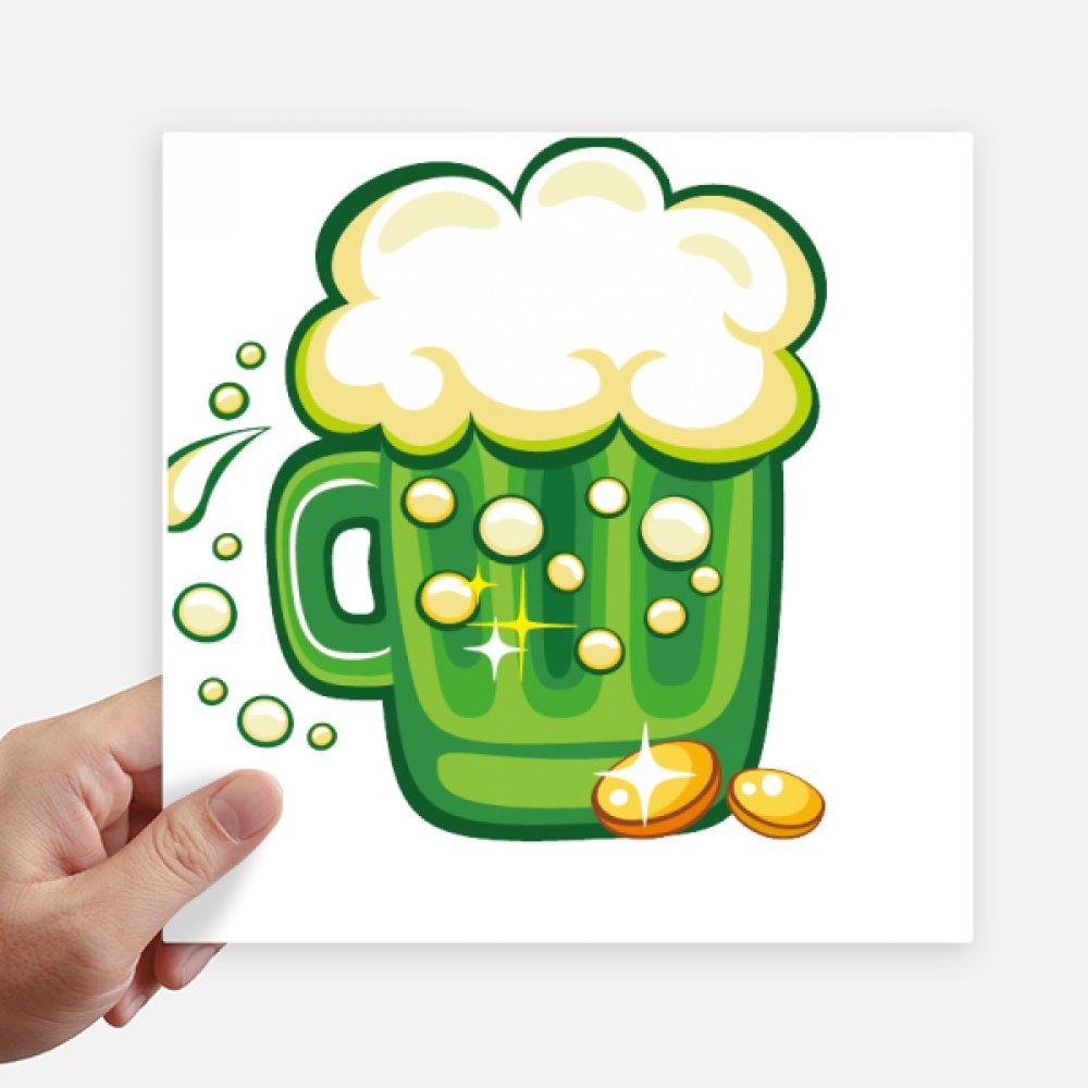 Autocollant trèfle à quatre feuilles bière Irlande St.Patrick sticker moto valise pc 20cm 4pcs
