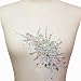 Exquisite Uniquely Pure Handmade AB Colour Bright Crystal Patches Sew-on Rhinestones Applique with Stones Sequins Beads for Wedding Dress DIY Manual accessories Belt Chest Waist Decoration 16x28cm