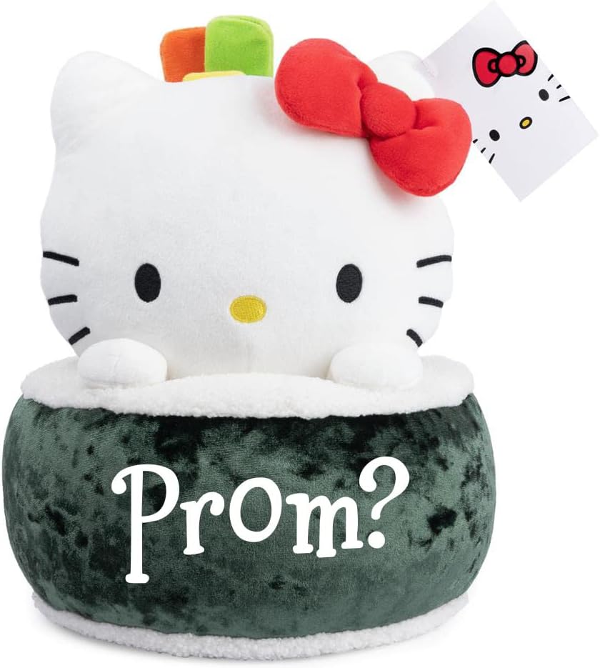 GUND Hello Kitty Sushi Plush - Personalized Officially Licensed Sanrio 10 Inch Premium Stuffed Animal Toy with Custom Name