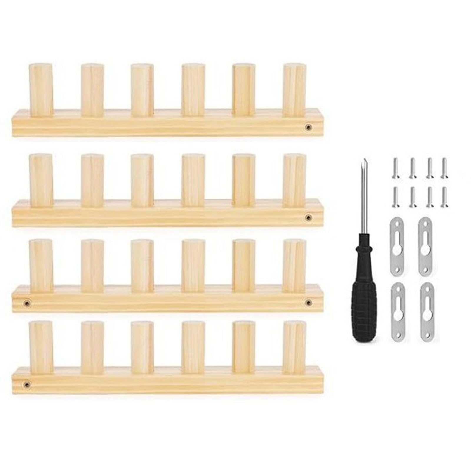 Limtula Multifunctional Wooden Knitting Tool Easy Assembly for Weaving Crocheting Knitting Blankets Sweaters Shawls Towels Hat Wood Knit Frame