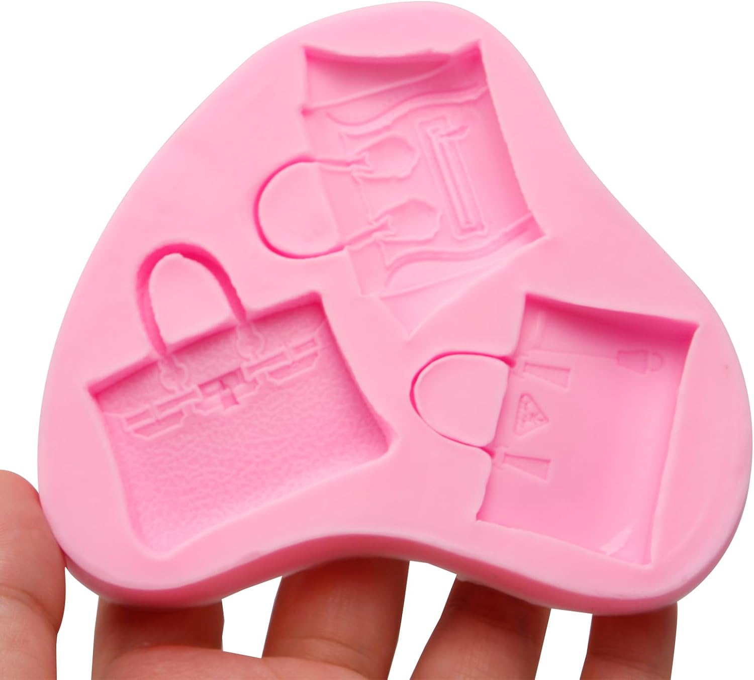 Handbag Clutch Bags and Purses Silicone Mold for Chocolate Fondant Cake Decoration Candy Cupcake Topper Cake Polymer Clay Crafts Epoxy Resin