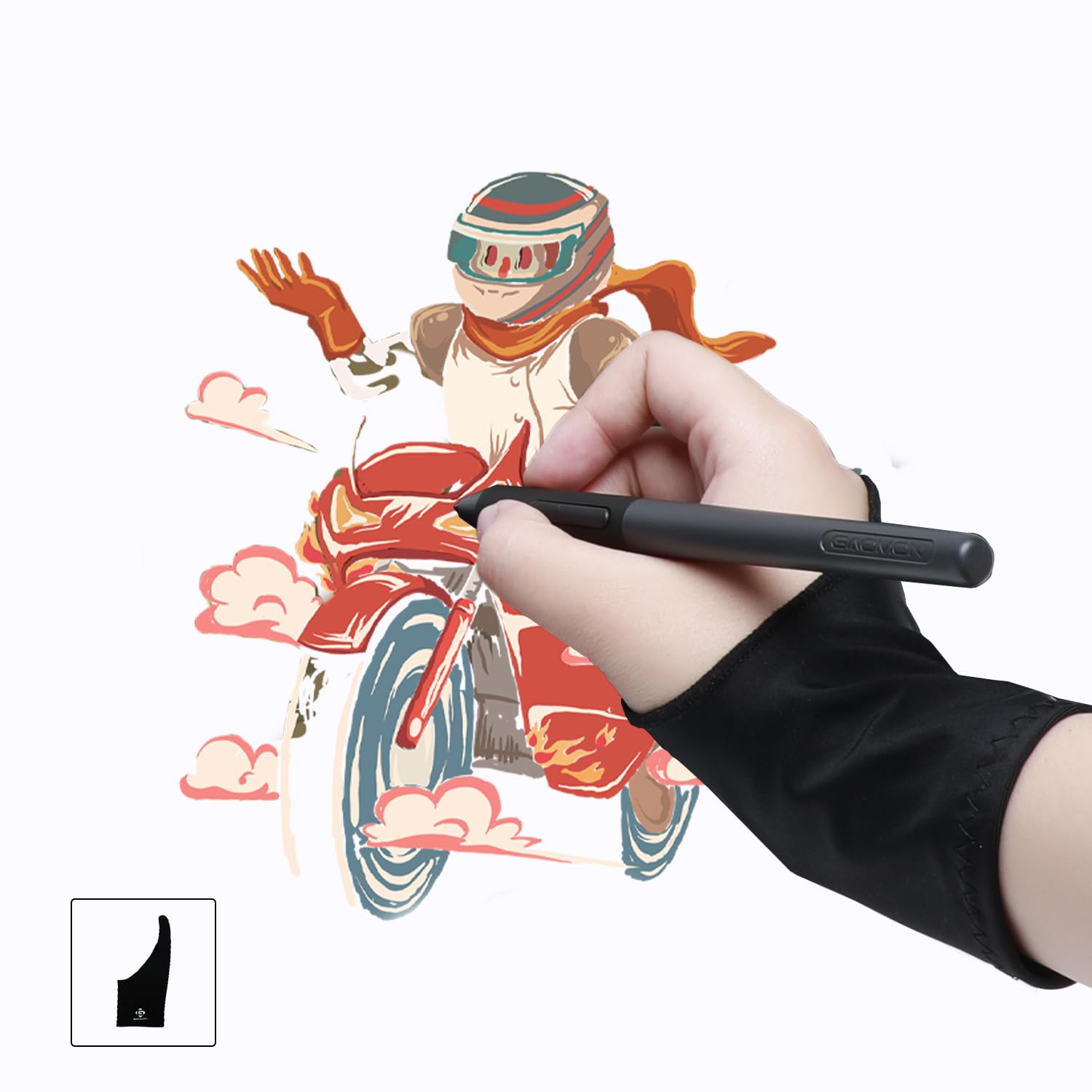 GAOMON PD156 Pro Grafische Tablet Tekentablet - 15,6 Inch 88% NTSC Full Laminated Display, Inclusief Aanpasbare Standaard voor Illustratie en Tekenen