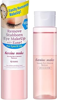 Heroine Make by KISSME Speedy Point Makeup Remover for Waterproof Eye, Lips & Cheek Makeup, Quick & Effortless Liquid Make...