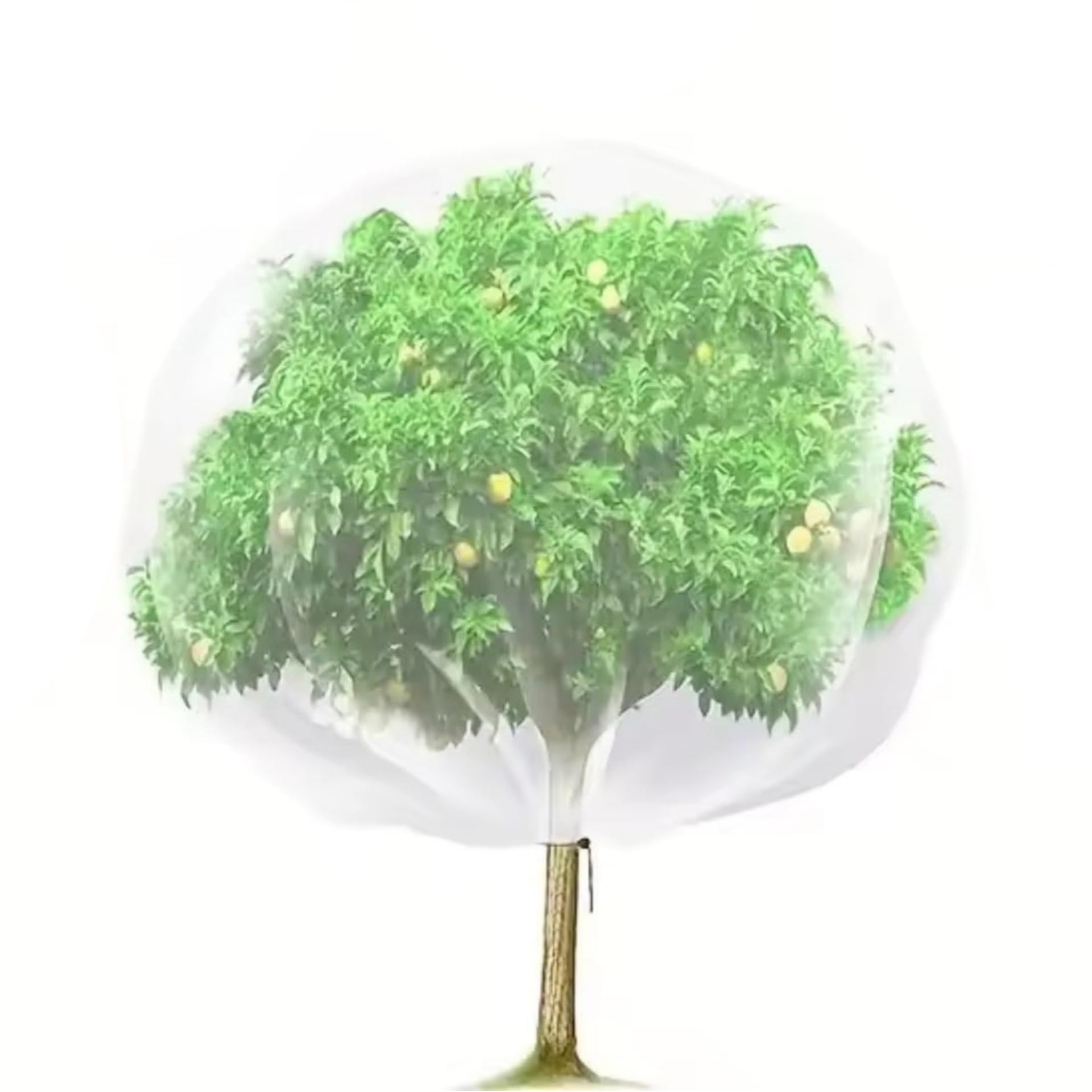 Large Fruits Tree Netting Cover, With Zipper And Drawstring, Garden Insect Bird Barrier Netting