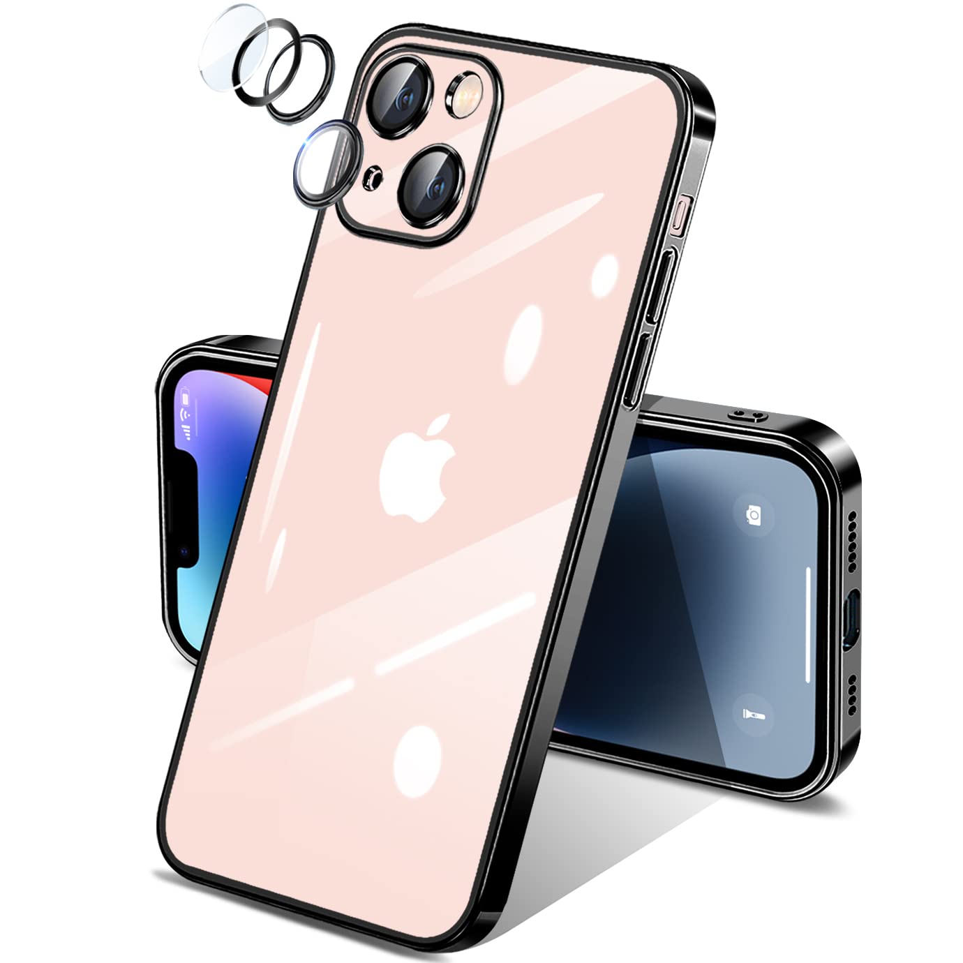 iPhone 13 mini 256㎇　スマホ本体【ケース・カメラフィルム付き】 Amazon.co.jp: iPhone13 mini ケース クリア 【一体型 カメラ