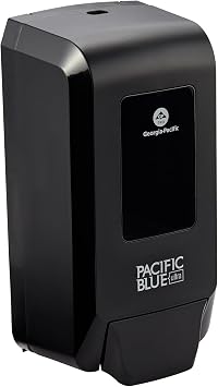 Georgia-Pacific 53057 Pacific Blue Ultra Manual Push Soap Dispenser, Wall Mounted, Easy to Install & Maintain
