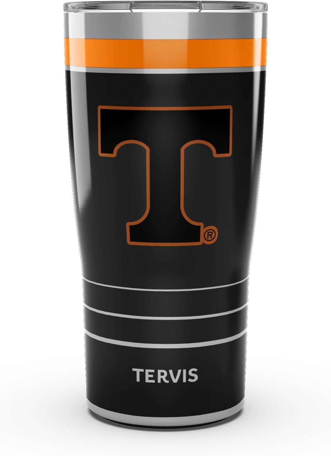 Tervis Traveler Tennessee Volunteers - Night Game Triple Insulated Tumbler Travel Cup Keeps Drinks Cold & Hot, 20oz, Stainless Steel