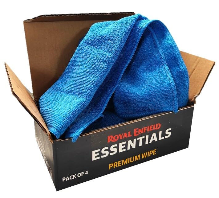 Royal Enfield Microfibre Cloth 4 Pieces 300 GSM (40x40 Cm) Essentials-image-12
