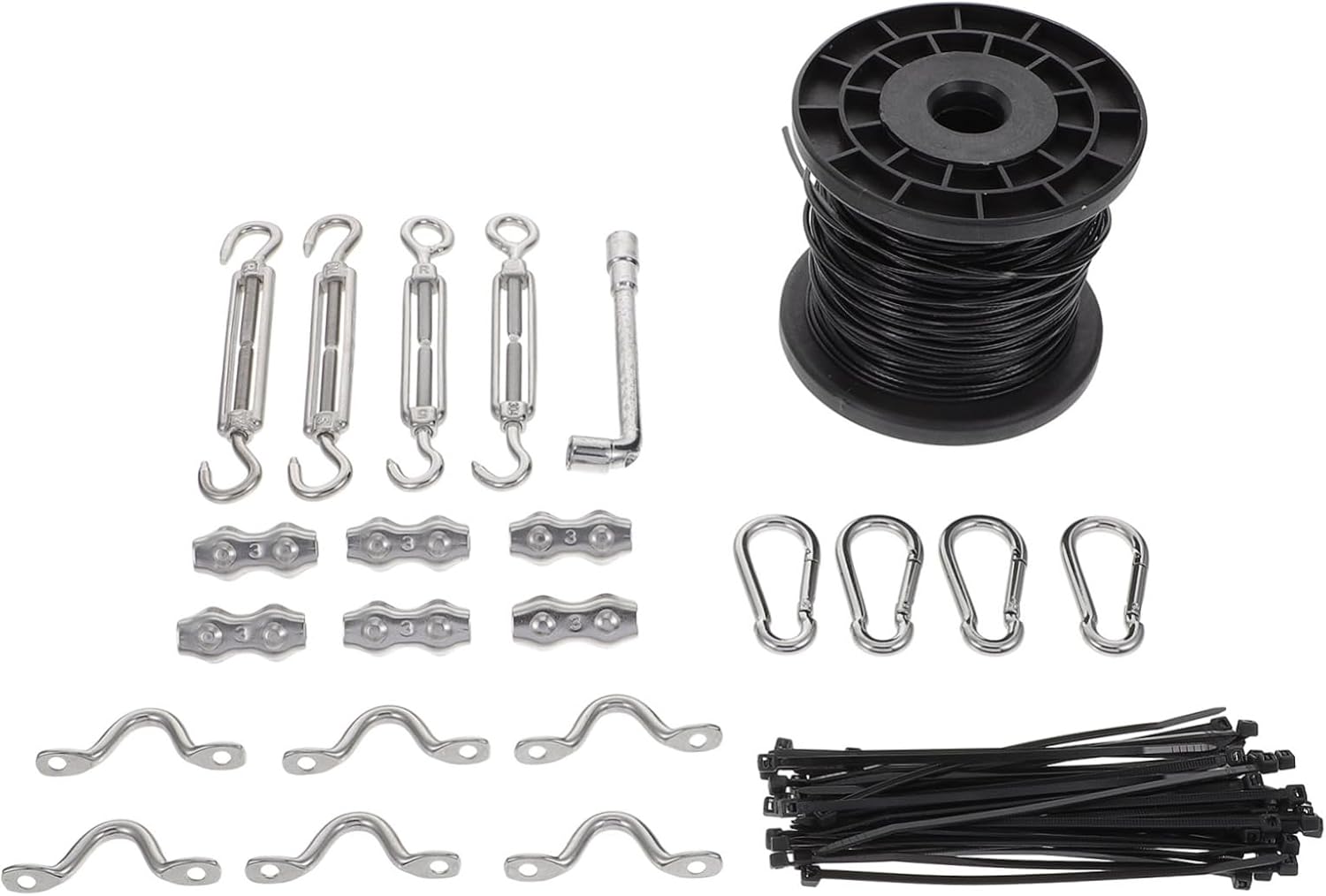 1set String Light Hanging Kit Outdoor Lamp Installation Accessories for Garden Tent and Patio Use Easy to Install