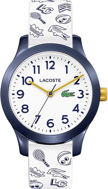 Lacoste 2030011 Zegarek na Rękę, Ø 32 mm, Biały/Niebieski