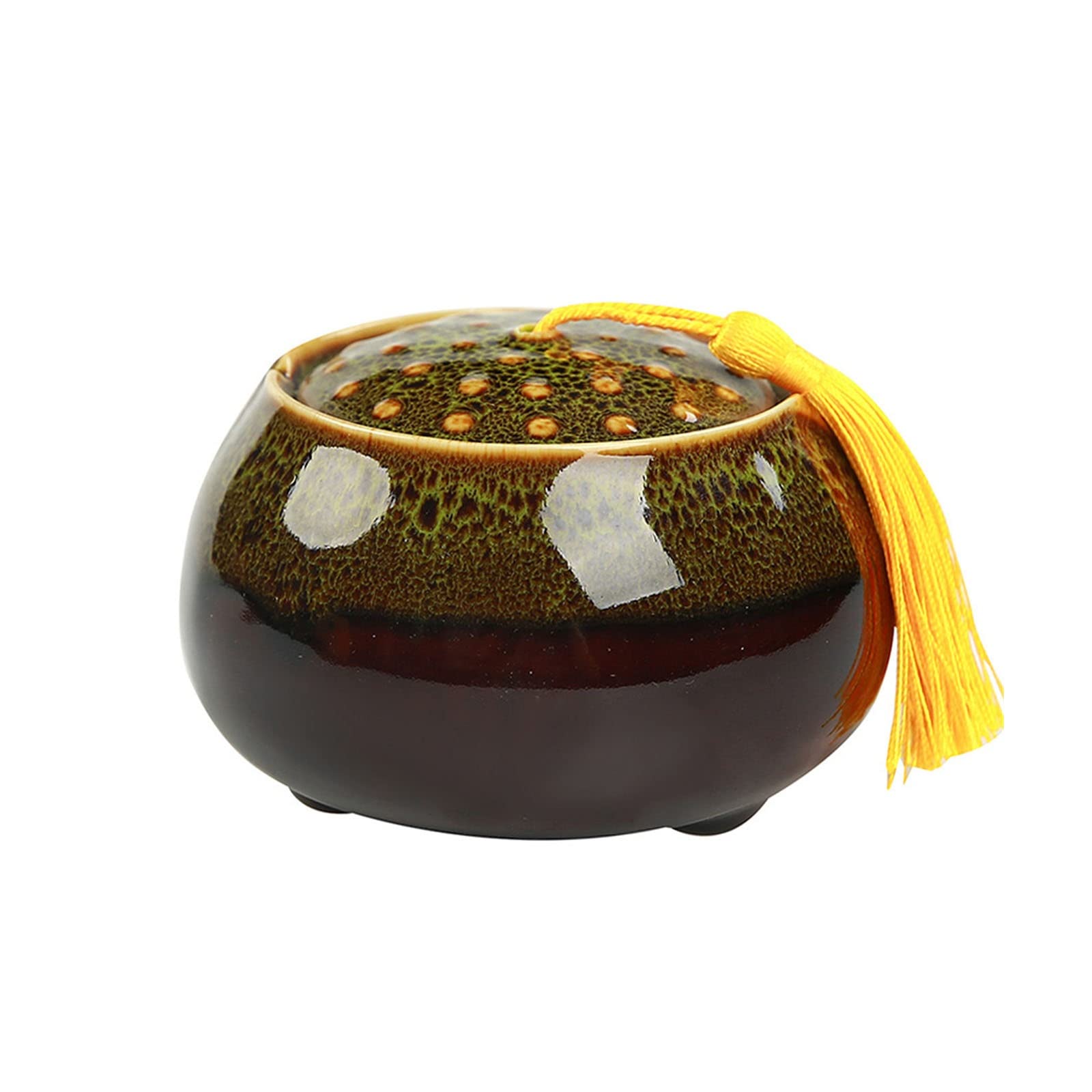 FZYOZZDPASL Ceramic Tea Canister Ceramic Puerh Vintage Tea Storage Jar Cans for Coffee, Spices