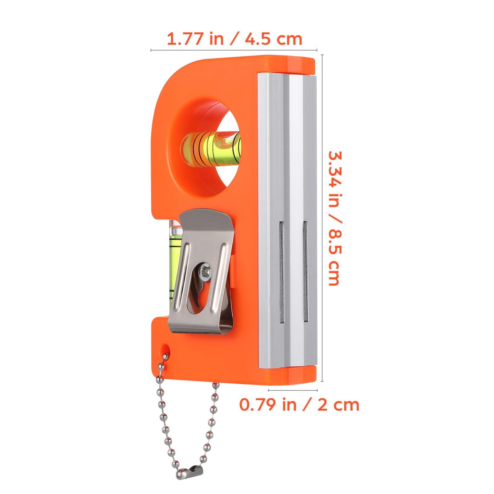 VILLCASE 3sets 2pcs High Precision Mini Level Ruler Durable Magnetic Balancing Tool for Home Office Picture Framing Practical Spirit Level Gauge for Accurate Measurements 2pcs*3
