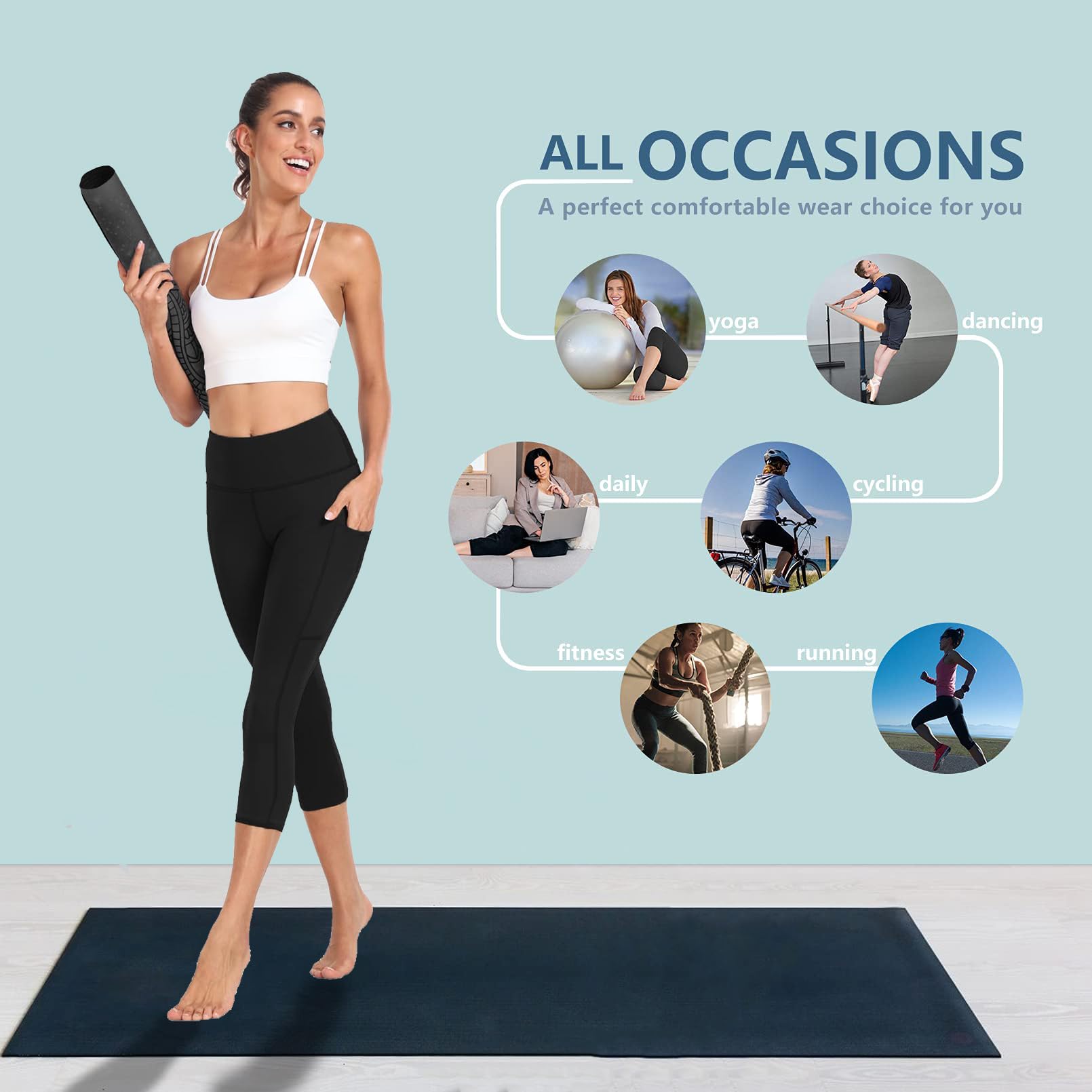 RIMLESS 7 Leggings de Yoga para Mujer