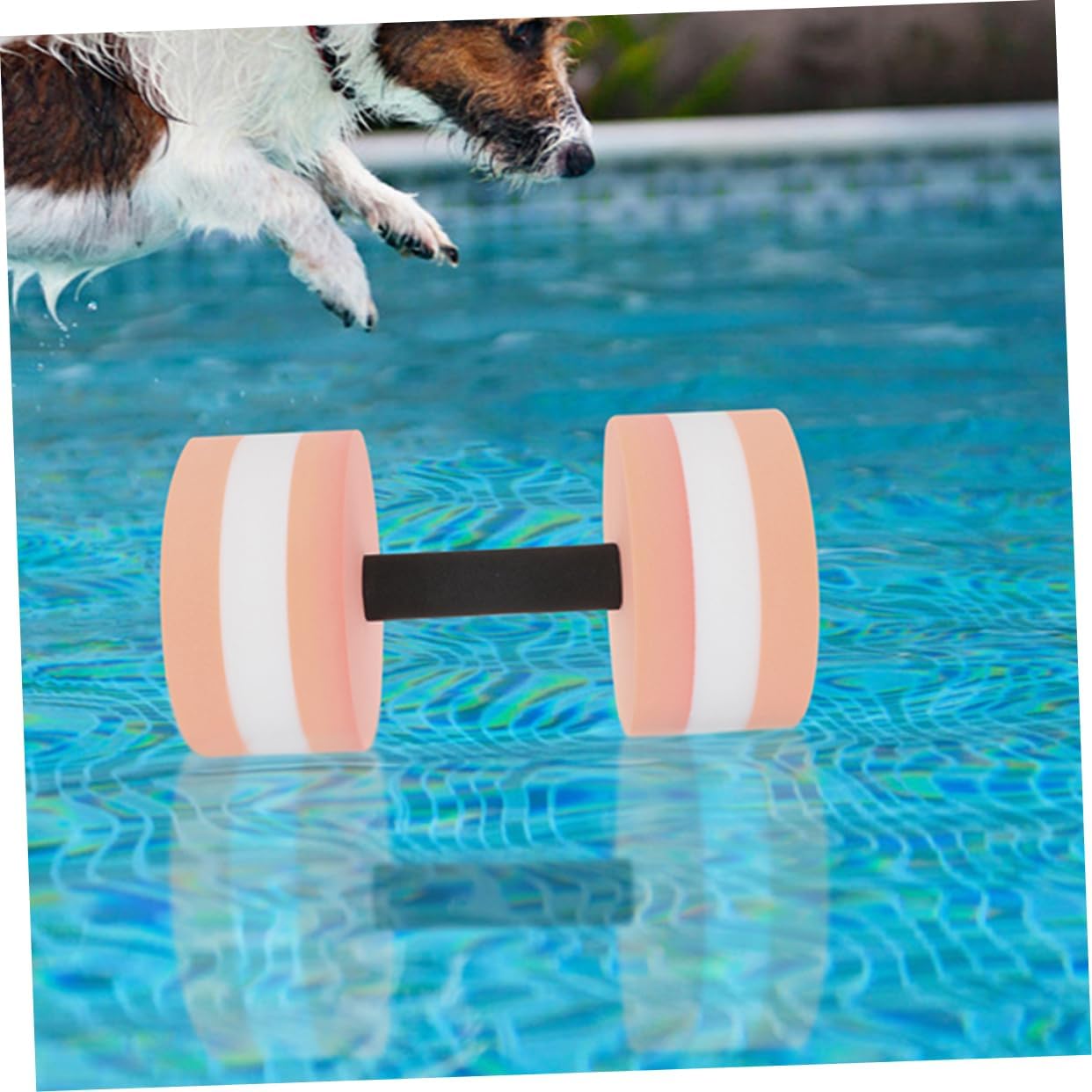 4pcs EVA Floating Dumbbells for Water Exercise Pool Weights for Adults Lightweight Water Dumbbells Set for Aerobics and Fitness Training