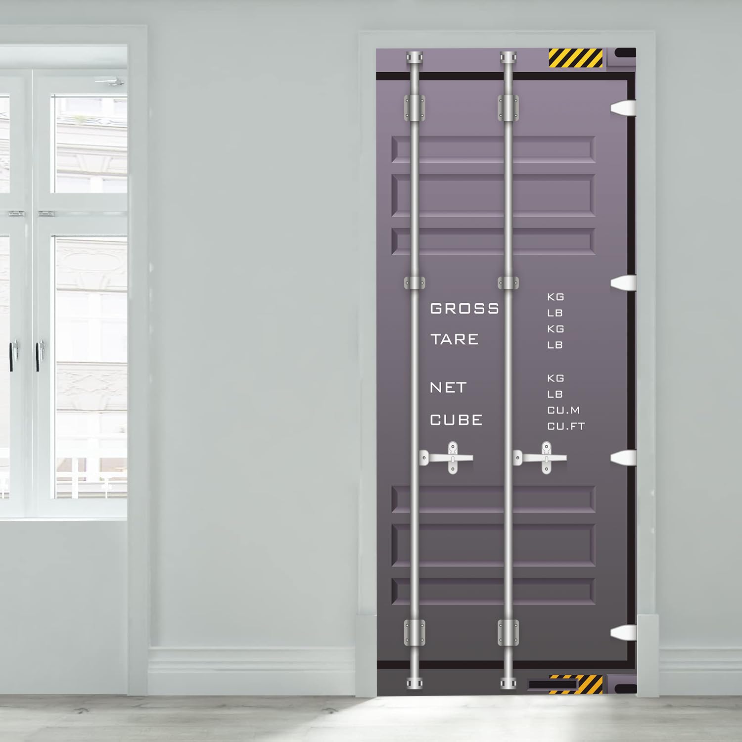 Autocollants 3D pour porte pour relooker une entrée sans peindre