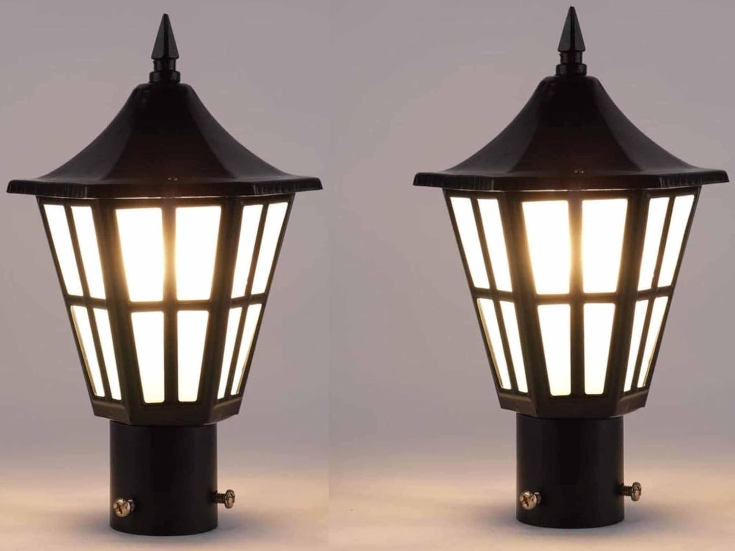 SAH Black gate Light for Home gate/gate lamp/gate Lamps for Outdoor