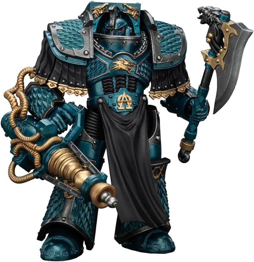 JOYTOY Warhammer The Horus Heresy Alpha Legion 1/18 Action Figure Alpha Legion Lernaean Terminator with Conversion Beam Cannon