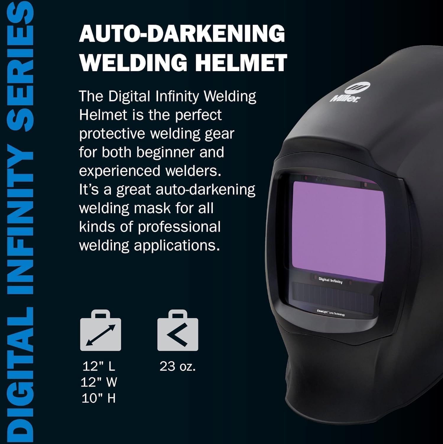 Miller Digital Infinity Series Auto-Darkening Welding Helmet